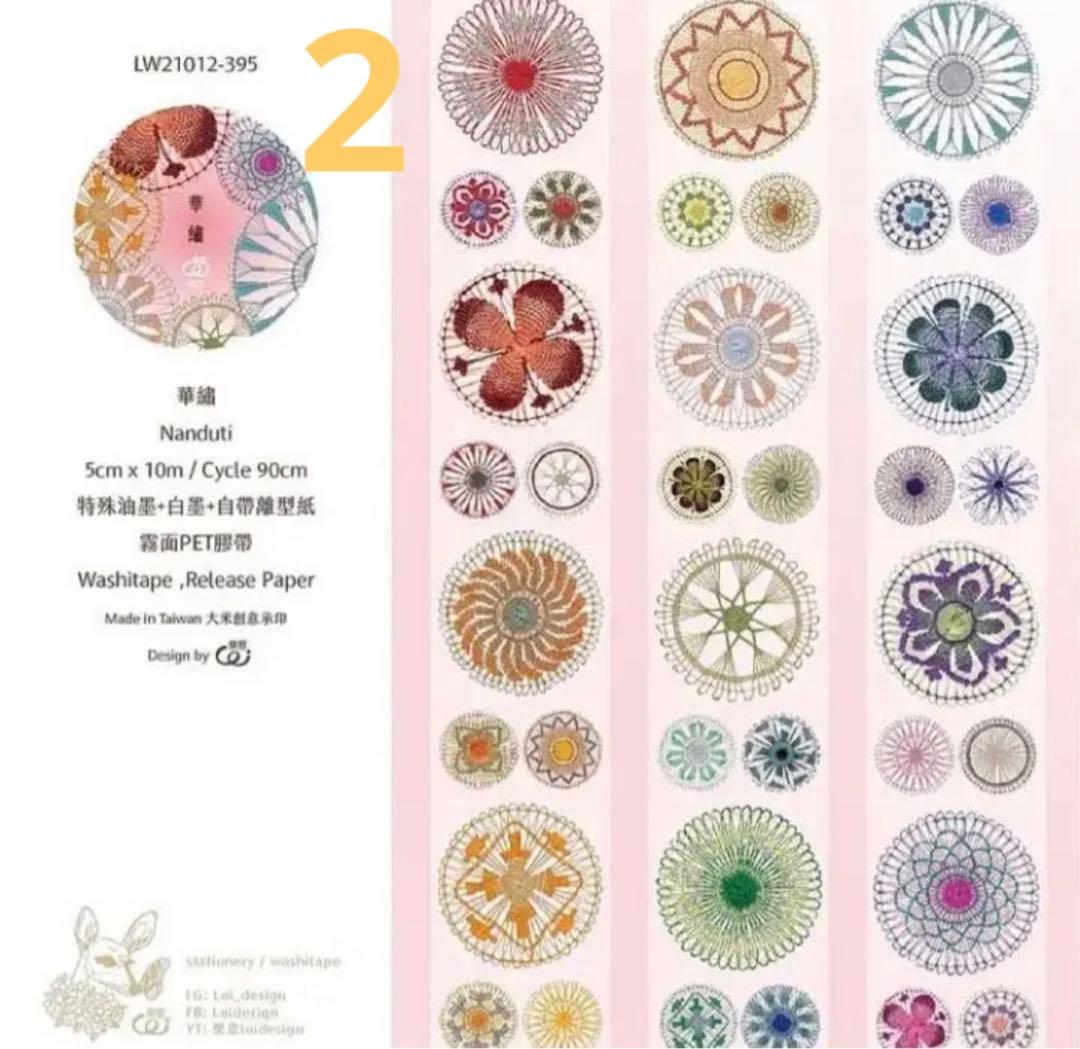 TW 台湾マステ 1ループ 切り売りセット 海外マステ