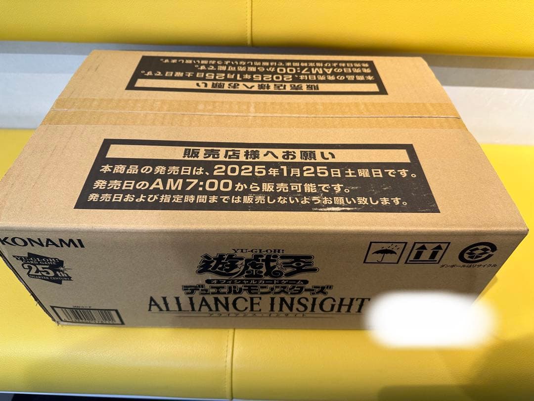 遊戯王OCG ALLIANCE INSIGHT 未開封　1カートン