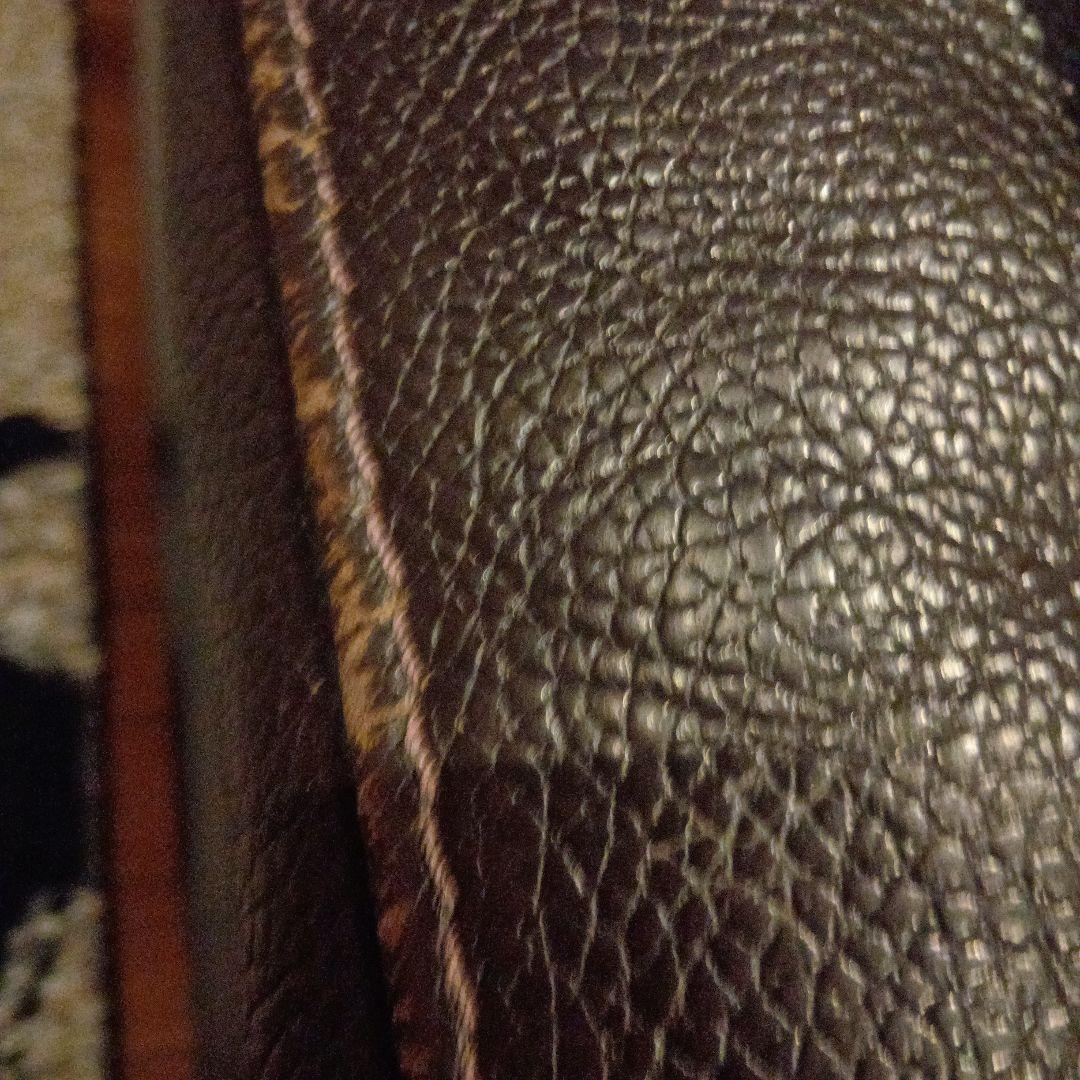 ダークブラウン レザー 3人掛けソファ