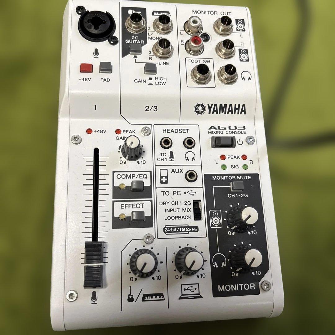 YAMAHA AG03 オーディオインターフェース / ミキサー コードセット
