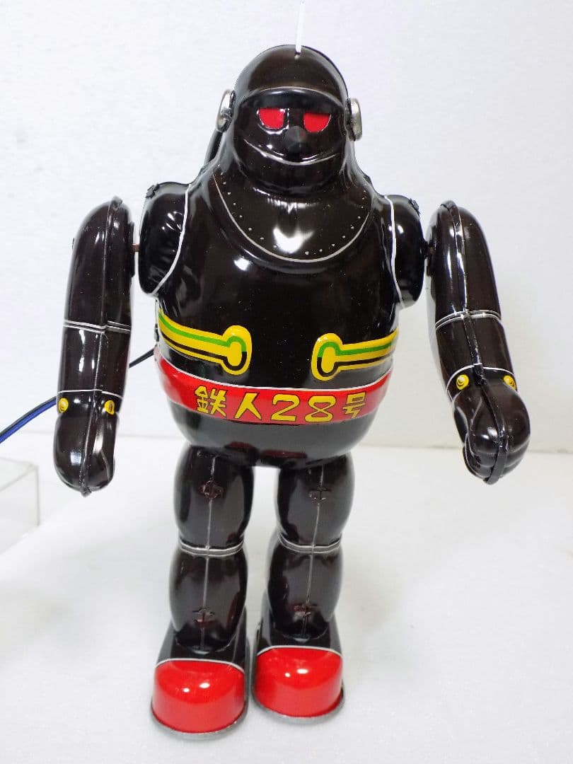 ビリケン　ブリキ　電動リモコン　鉄人28号　焦茶　動作品