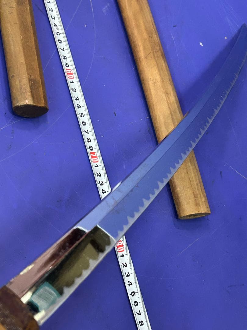 T）当時物 日本刀 拵入り 太刀 脇差 白鞘 2本セット 美術刀剣 模造刀