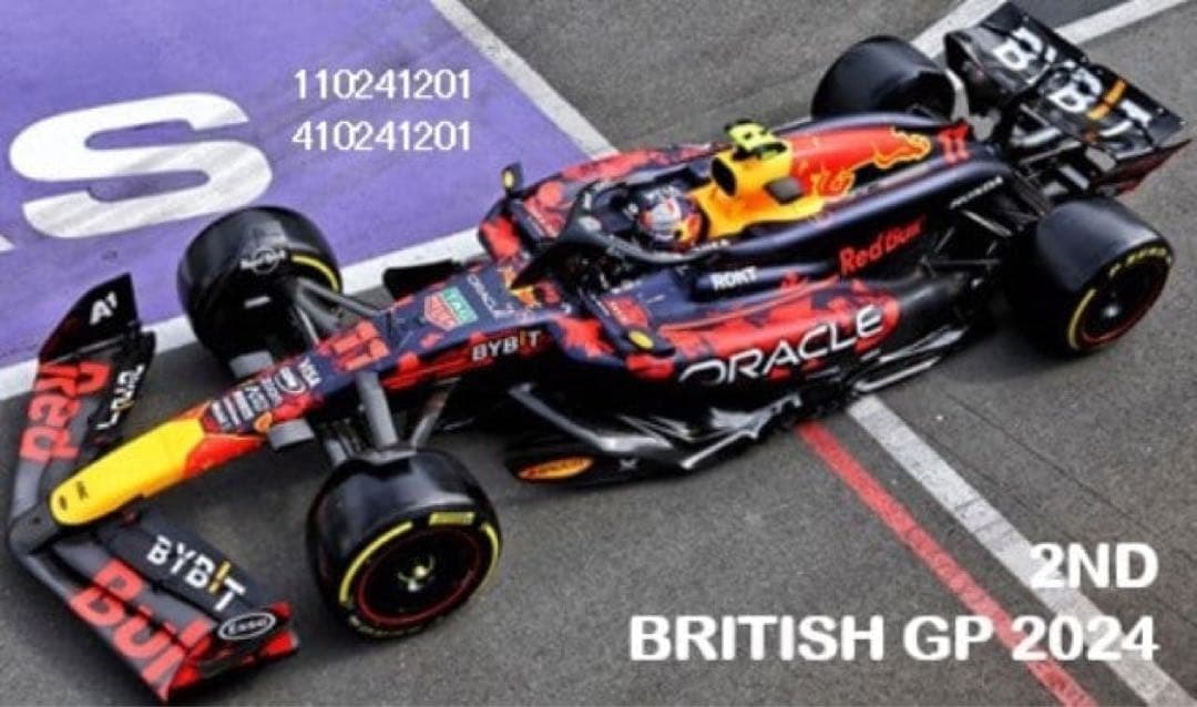 ミニチャンプス 1/43 レッドブルM.フェルスタッペン イギリスGP 2024