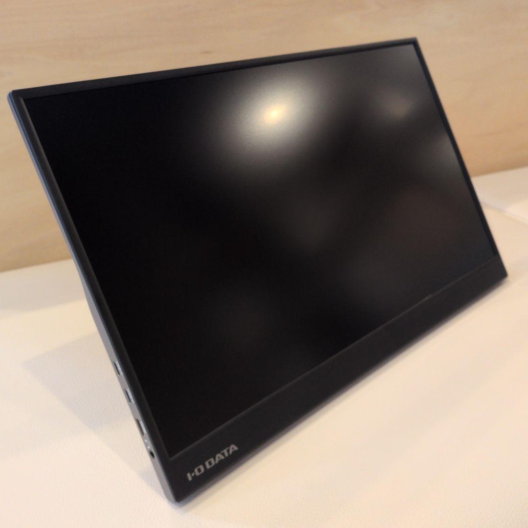 I-O DATA 折りたたみ式ディスプレイ 本体 ケース付き