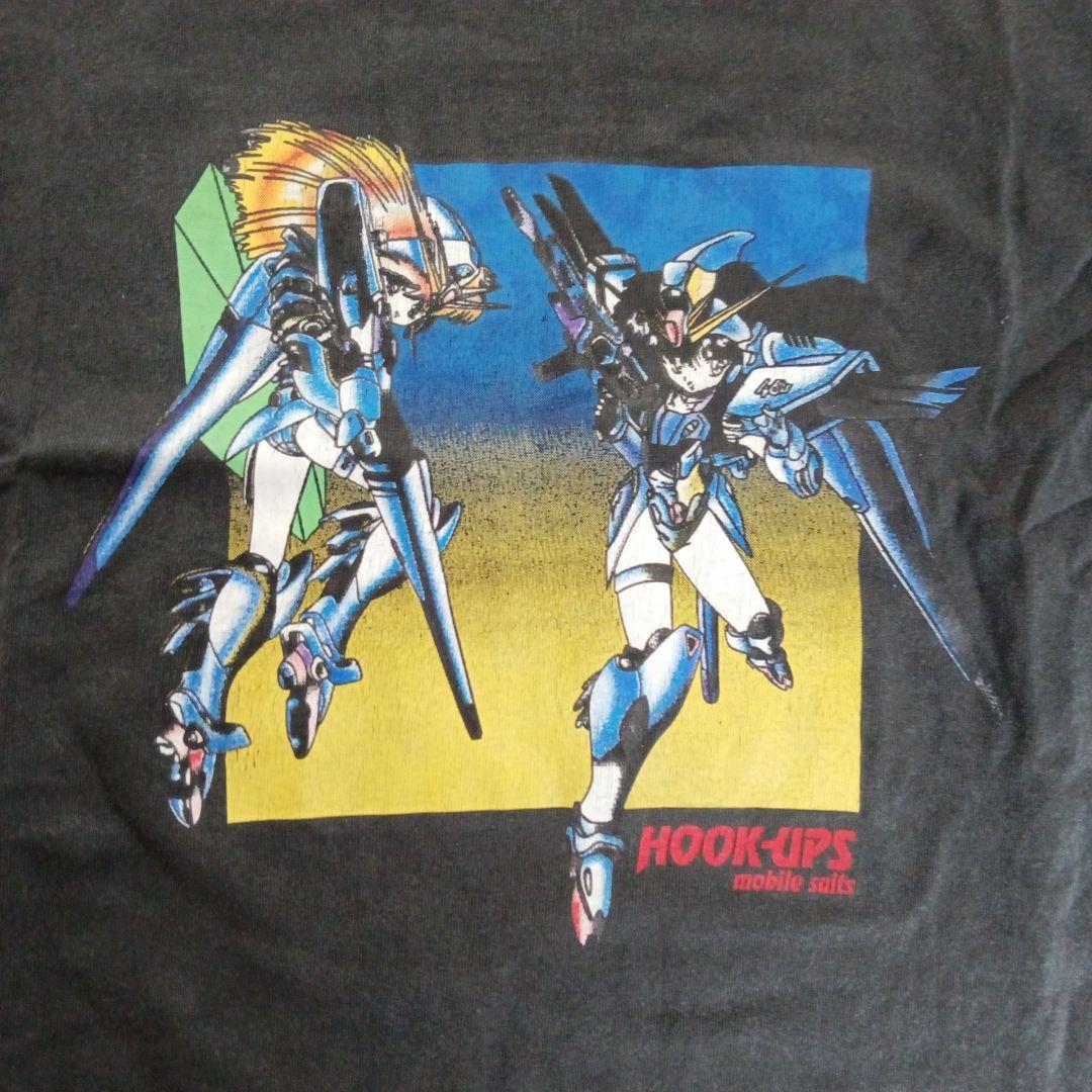 【90s☆入手困難】 HOOK-UPS 半袖プリントTee アニメ