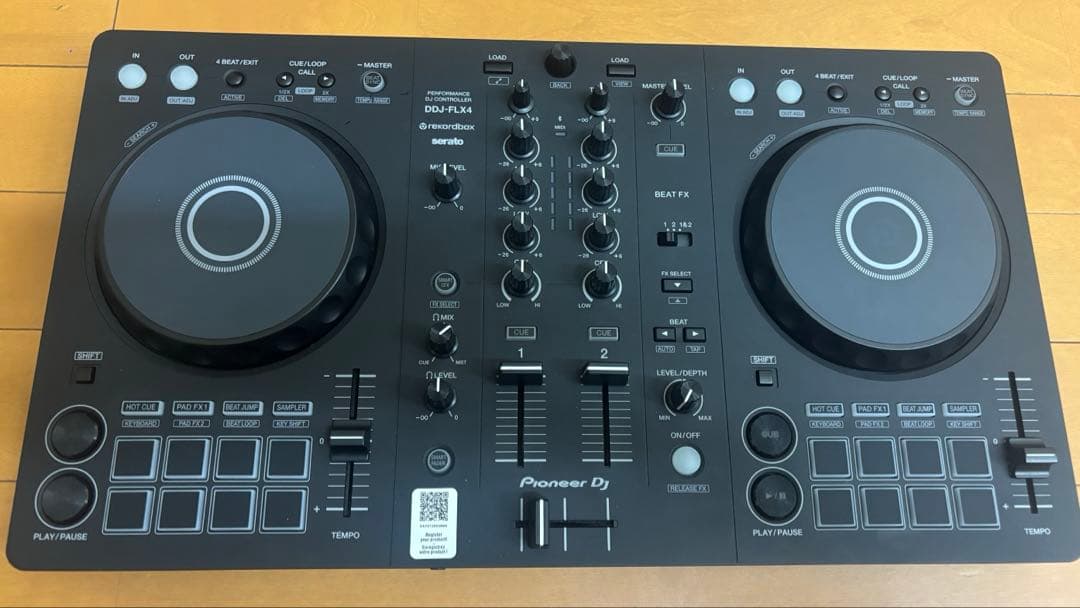 Pioneer DJ DDJ-FLX4 コントローラー(ヘッドホン付き)