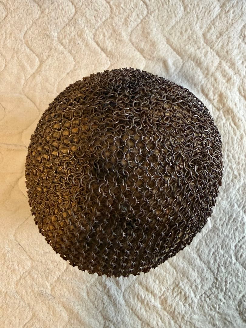 ⭕️ 江戸時代　鎖帷子　【鎖頭巾】　幕末　新撰組　忠臣蔵　❷