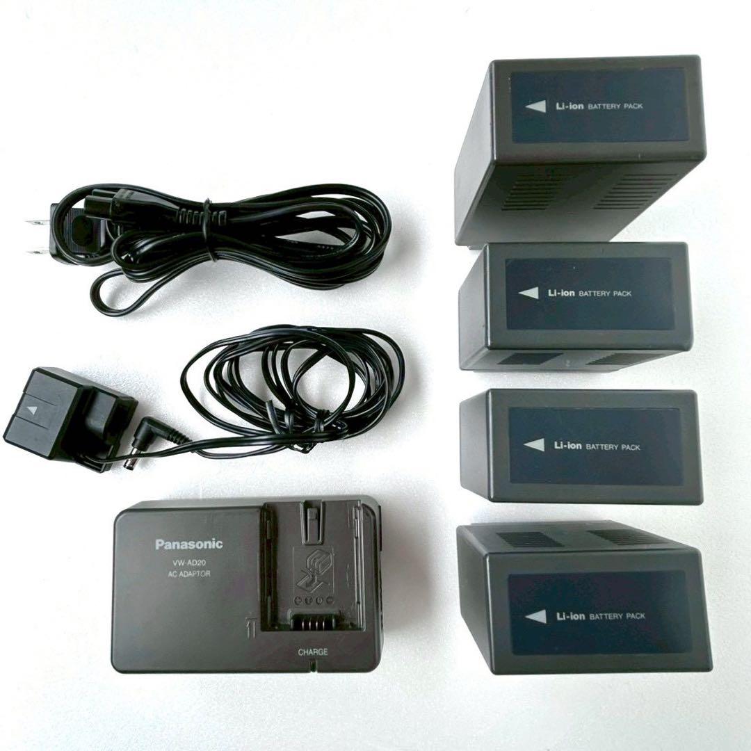 Panasonic AG-AC160 業務用ビデオカメラ バッテリー4個付き
