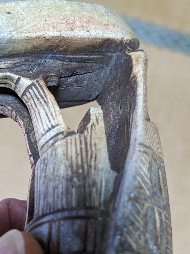 ♦古代文明 天然石 副葬品 祭器 鷲鷹鳥類メキシコ〜南米ペルーインカ帝国エジプト