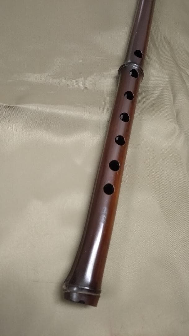 煤竹　真竹笛　古典調5本調子　篠笛　①
