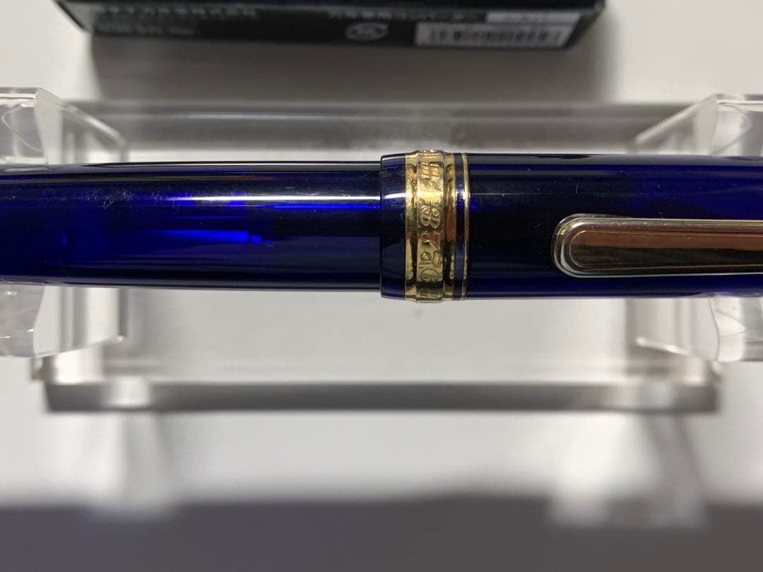 プラチナ万年筆創業100周年記念 #3776 センチュリーシャトルブルー 字幅M