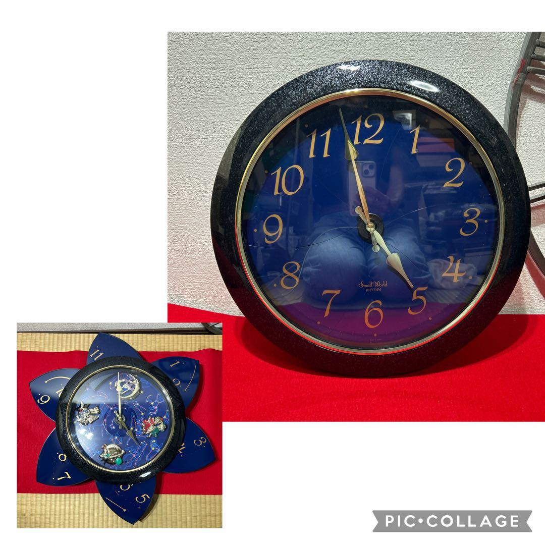 良品　リズム時計工業　4MH663RA スモールワールド　エクロールS