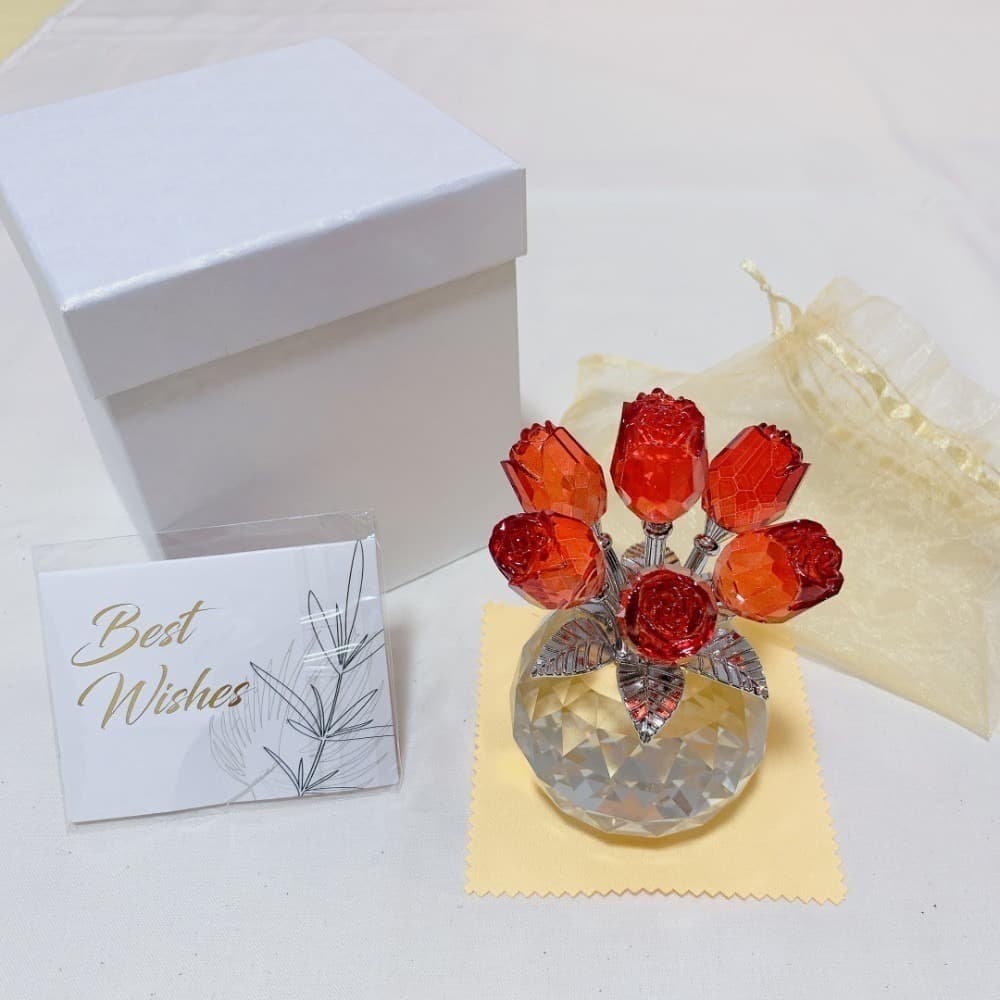 プレゼント クリスタル バラ 枯れない 花 薔薇 ギフト 結婚祝い 記念日 女性