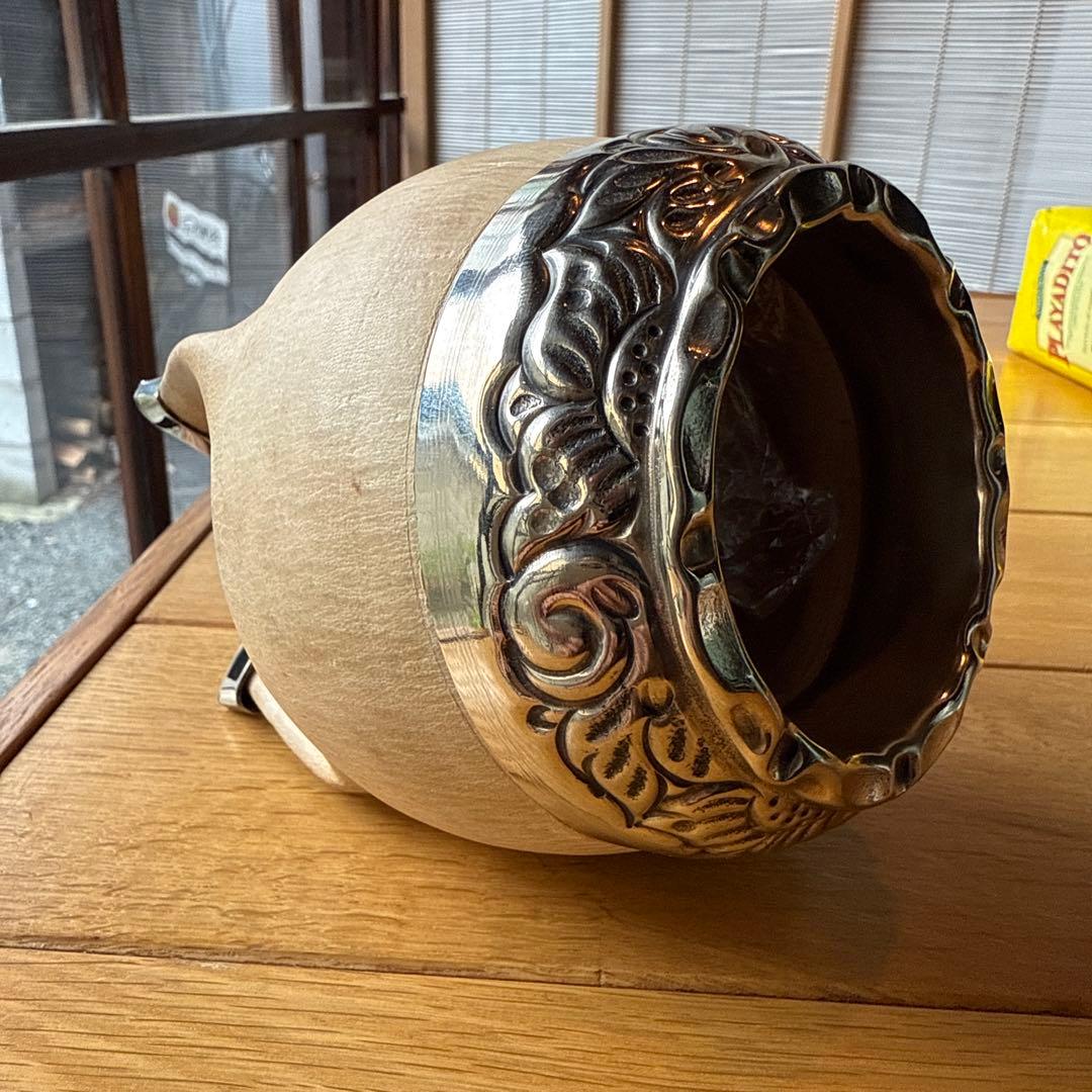 マテ壺、マテ茶、ストロ 3点セット