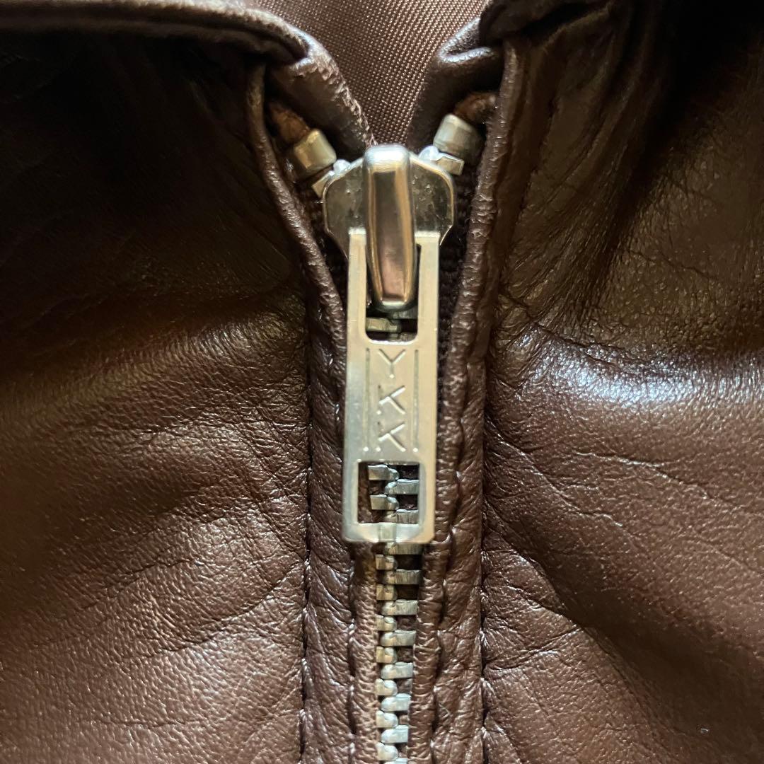 ジャケット・アウター 80s vintage leather bomber jacket y2k