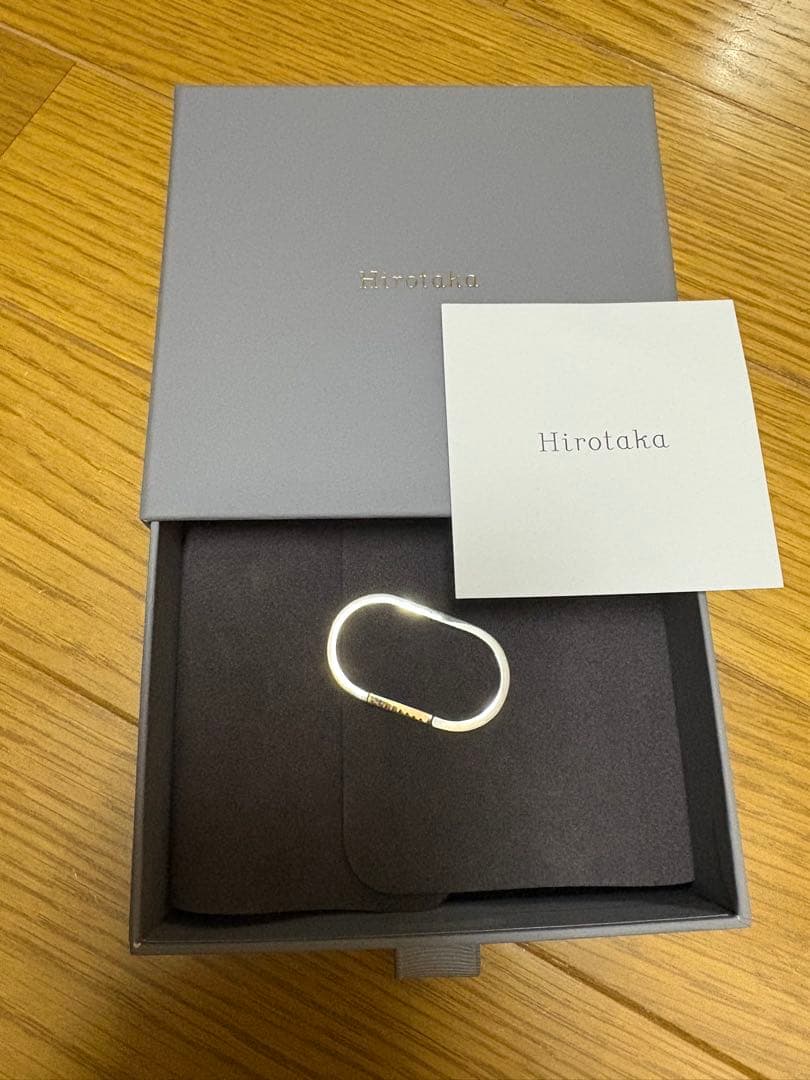 ヒロタカ　ALL ABOUT BASICS ダブル フィンガー リング　新品