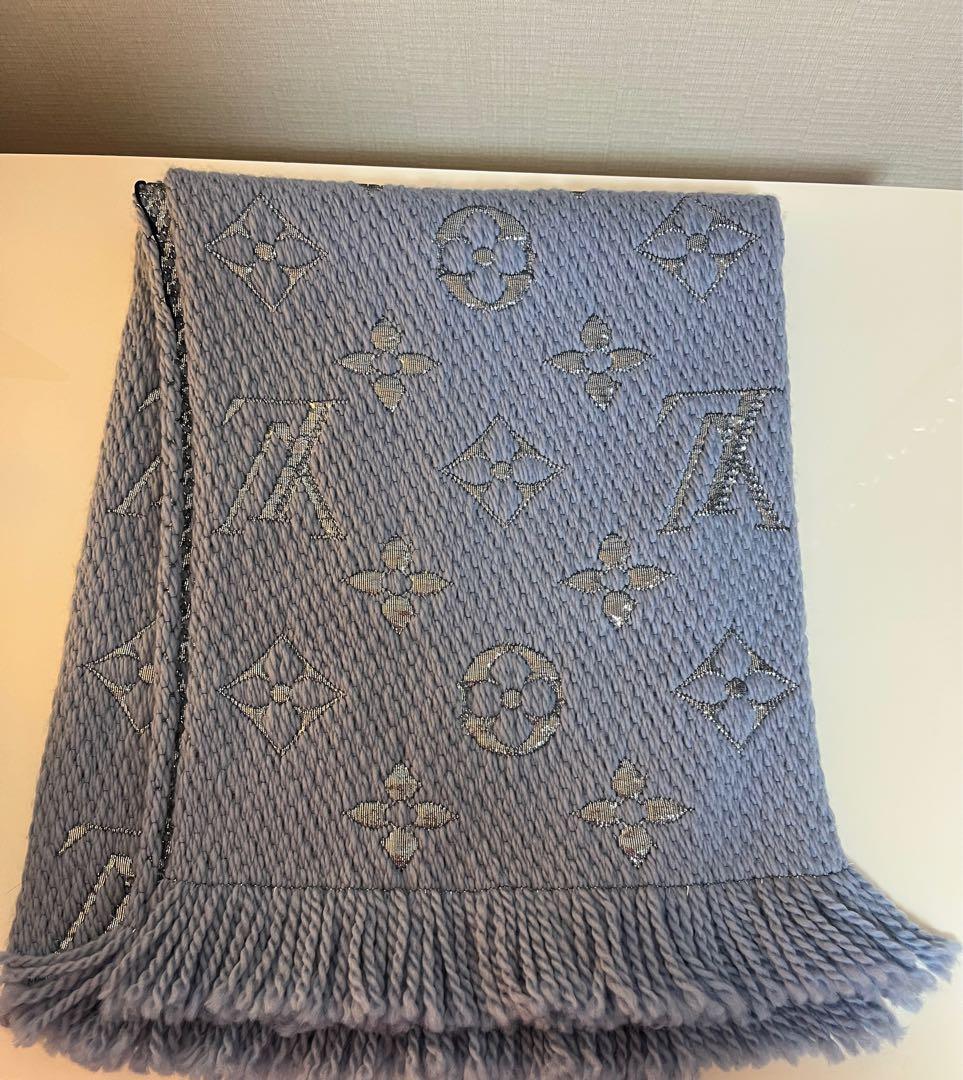 HiKari 　Louis Vuitton ライトブルー マフラー