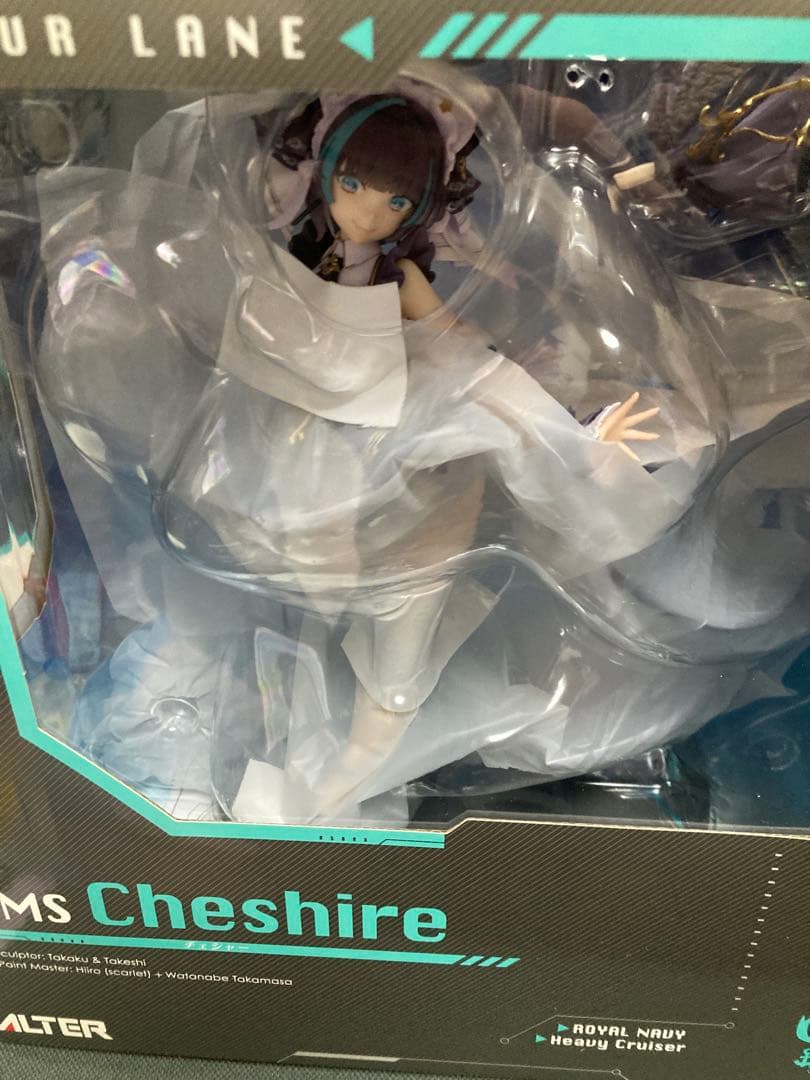 中古フィギュア　チェシャー　難あり　1/7スケール　訳あり　ジャンク品