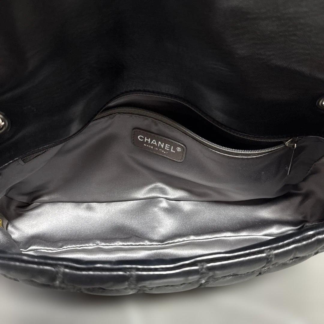 CHANEL シャネル　チェーンショルダーバッグ チョコバー　ツイードステッチ