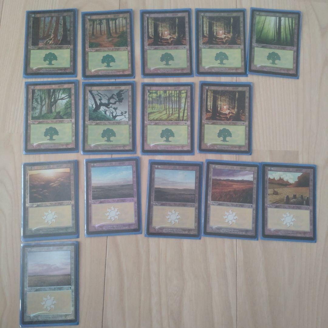 MTG 緑白 森 平地 デッキ ＋α まとめ売り