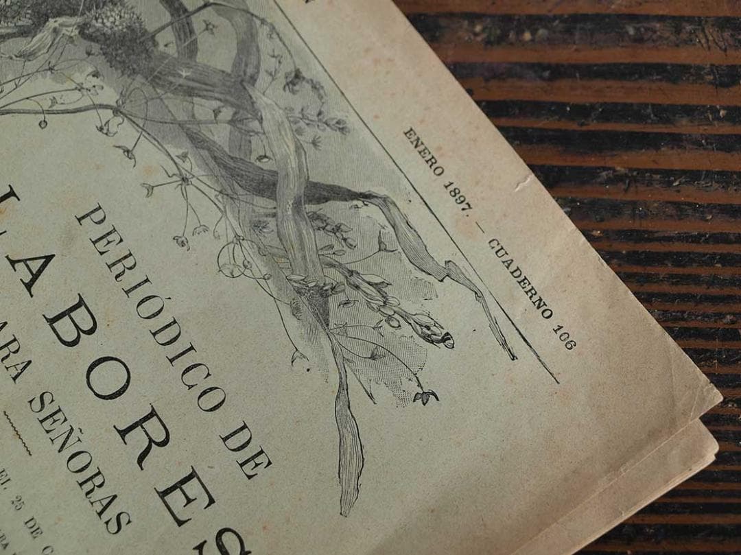 稀少 刺繍図案集 手芸雑誌 1897年６冊 手刺繍 手芸 アール・デコ/J896