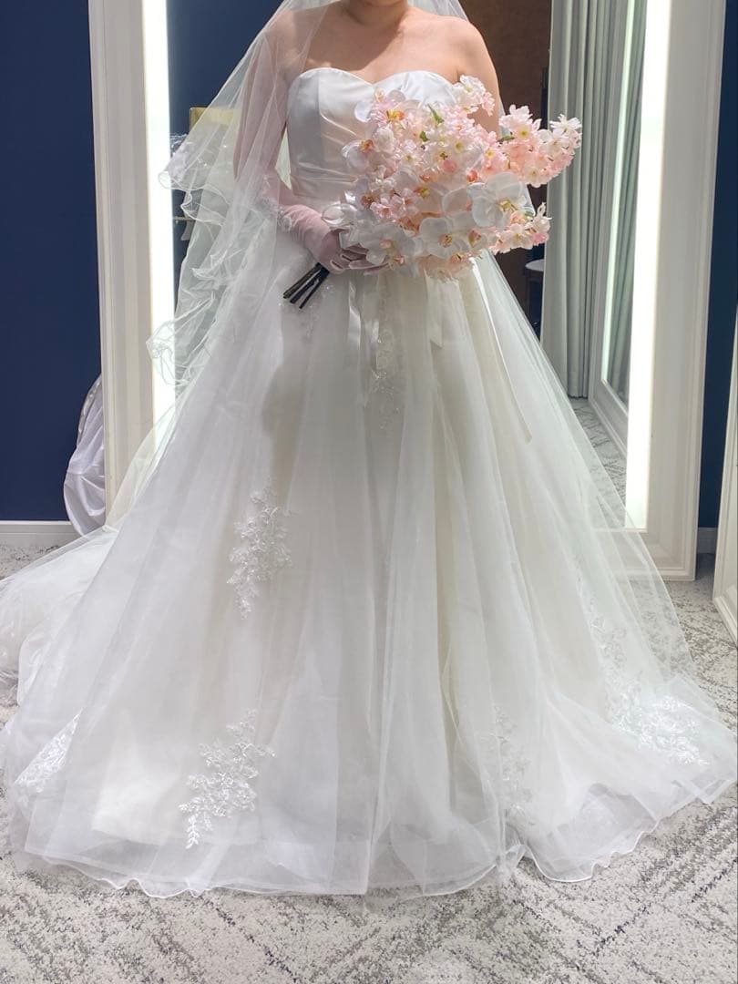 a*＊様 アールイズウェディング　オーバースカート 9-13号のみ