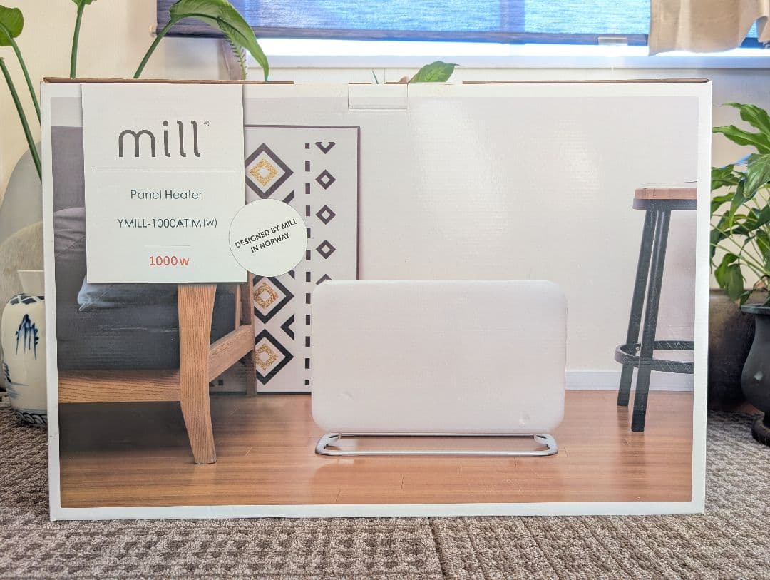 北欧millパネルヒーター 1000W /山善