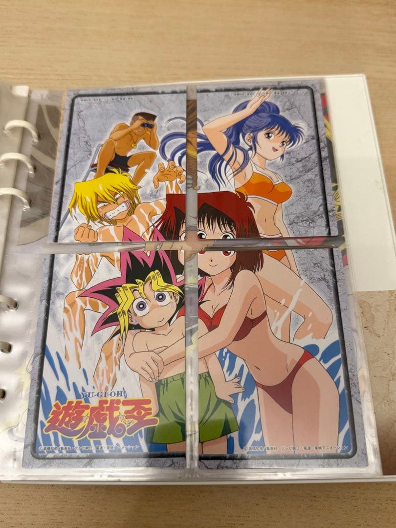 【希少】遊戯王コレクションアルバム (バインダー)＋カード50枚 天田印刷