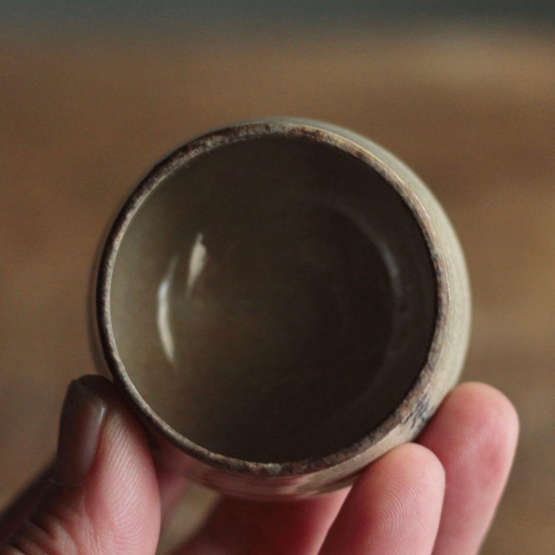 塩笥形 盃 ぐい呑み 酒器 No.2 古道具 アンティーク