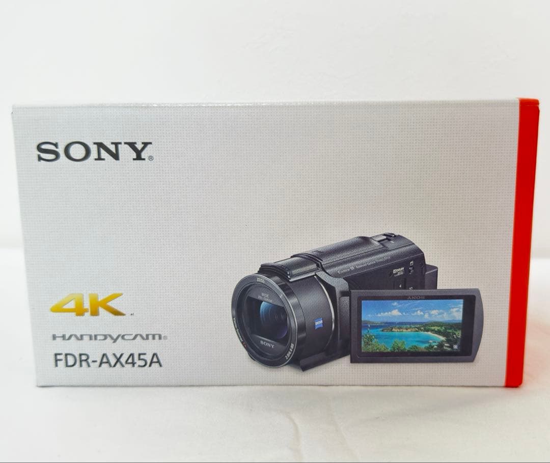SONY FDR-AX45A 4K 【新品未使用】ブラック　ビデオカメラSD付き