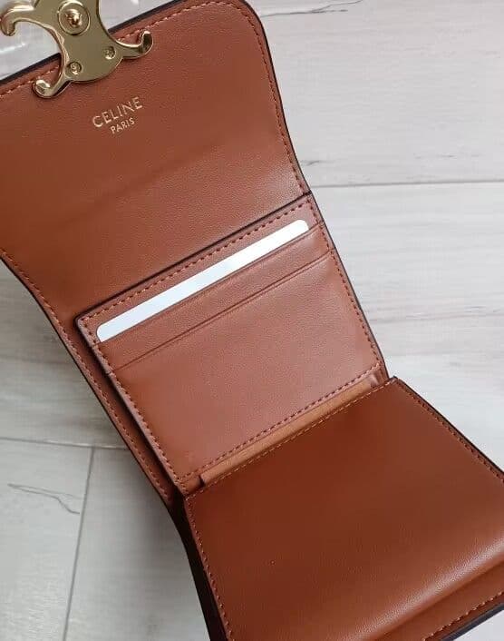 san☀️ ブラウン 三つ折り財布