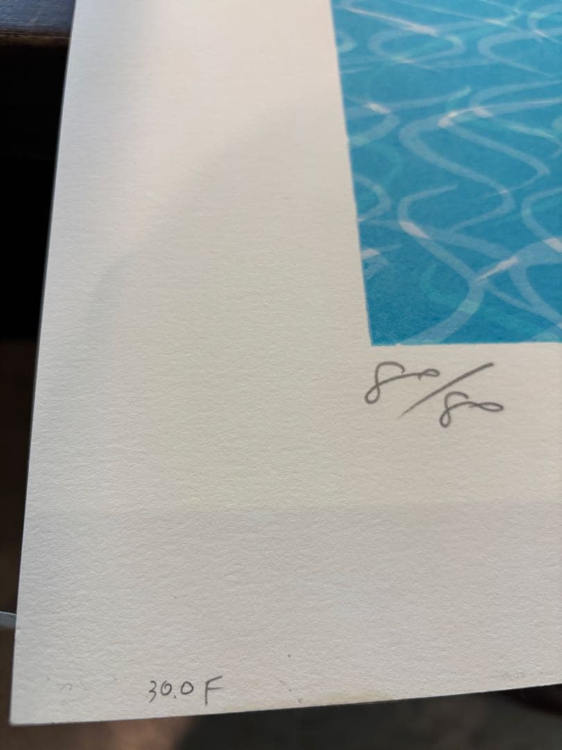 笠井正博先生　シルクスクリーン