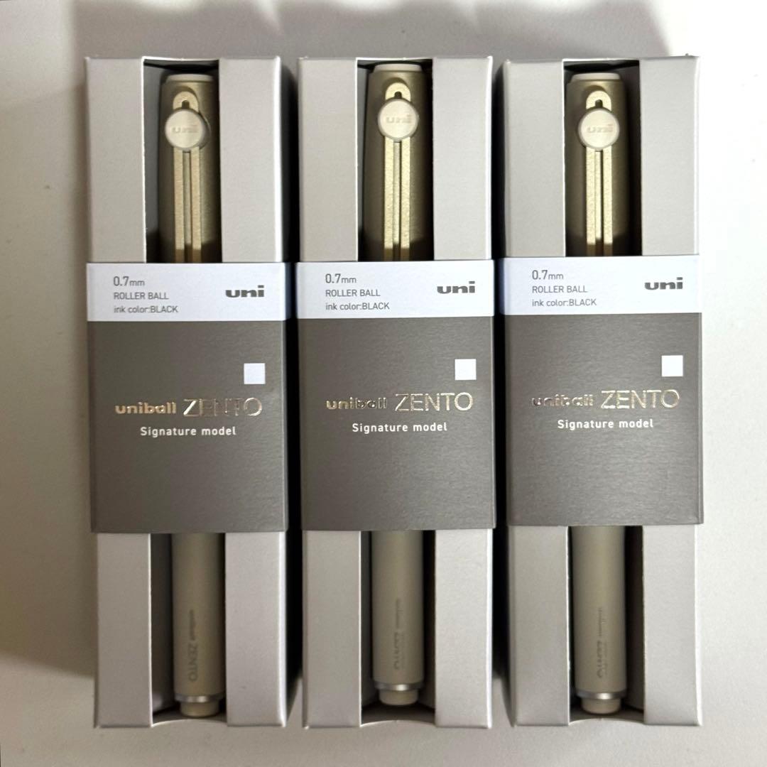ユニボールゼント シグニチャーモデル0.7mm ３個セット 三菱 uniball