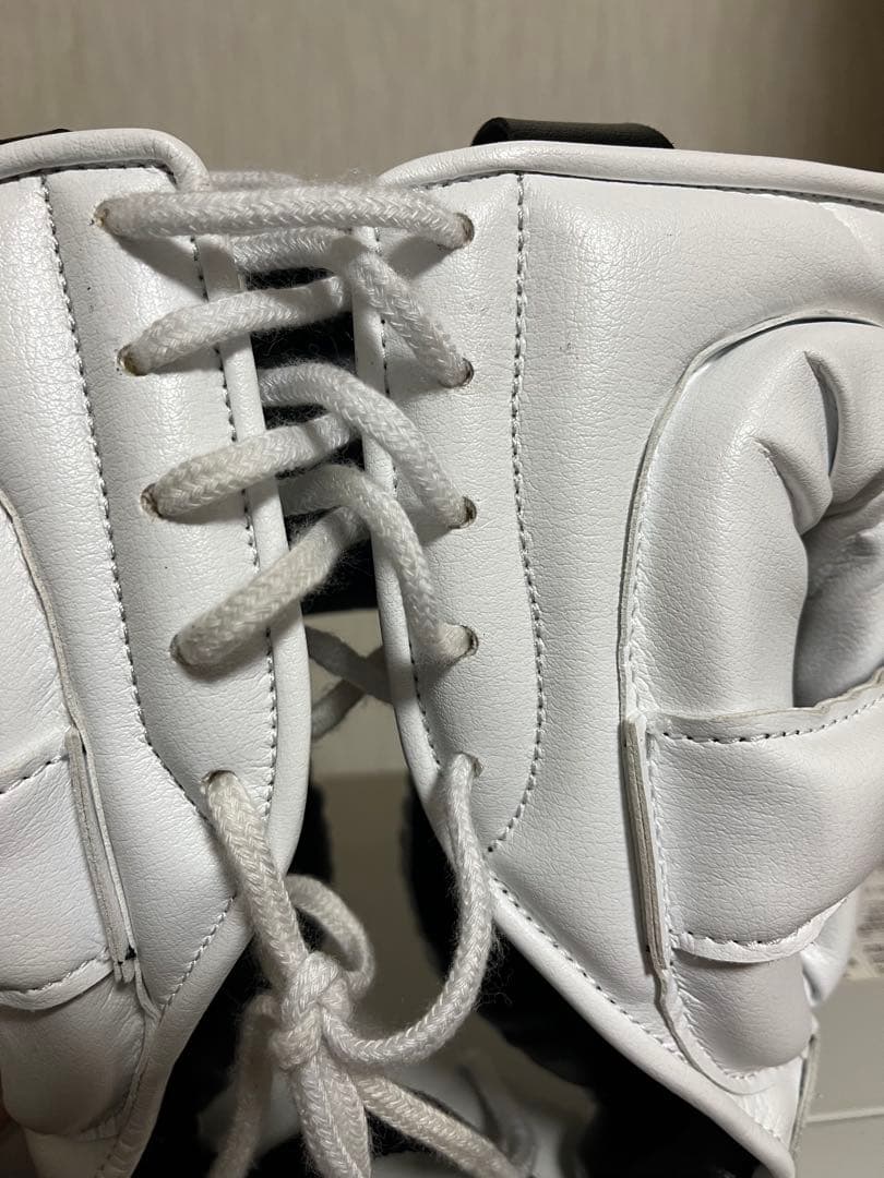 outboxerWinning ヘッドギア ホワイト レースアップ