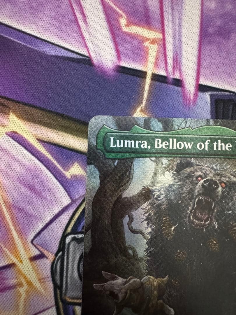 MTG ボーダーレス 森の轟き、ルムラ　英語Foil