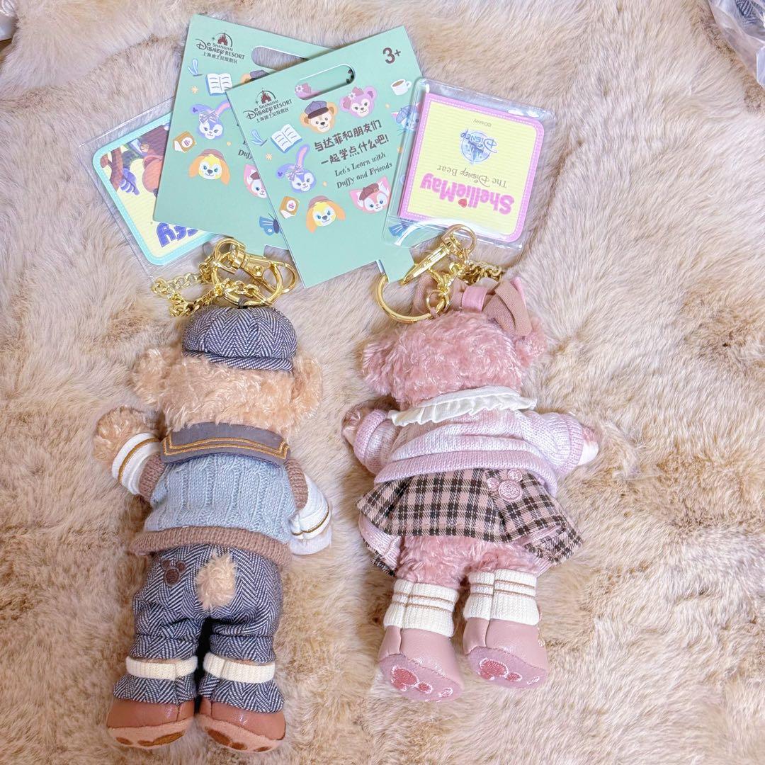 上海ディズニー　春限定　ダッフィーとシェリーメイ　セット　キーホルダー