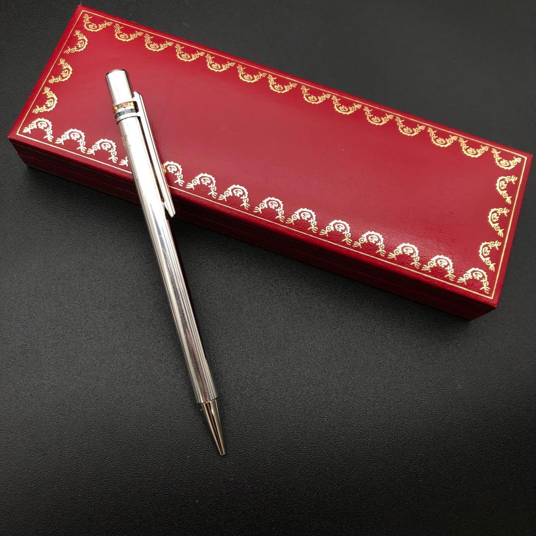 R カルティエ　must de Cartier シルバー ボールペン