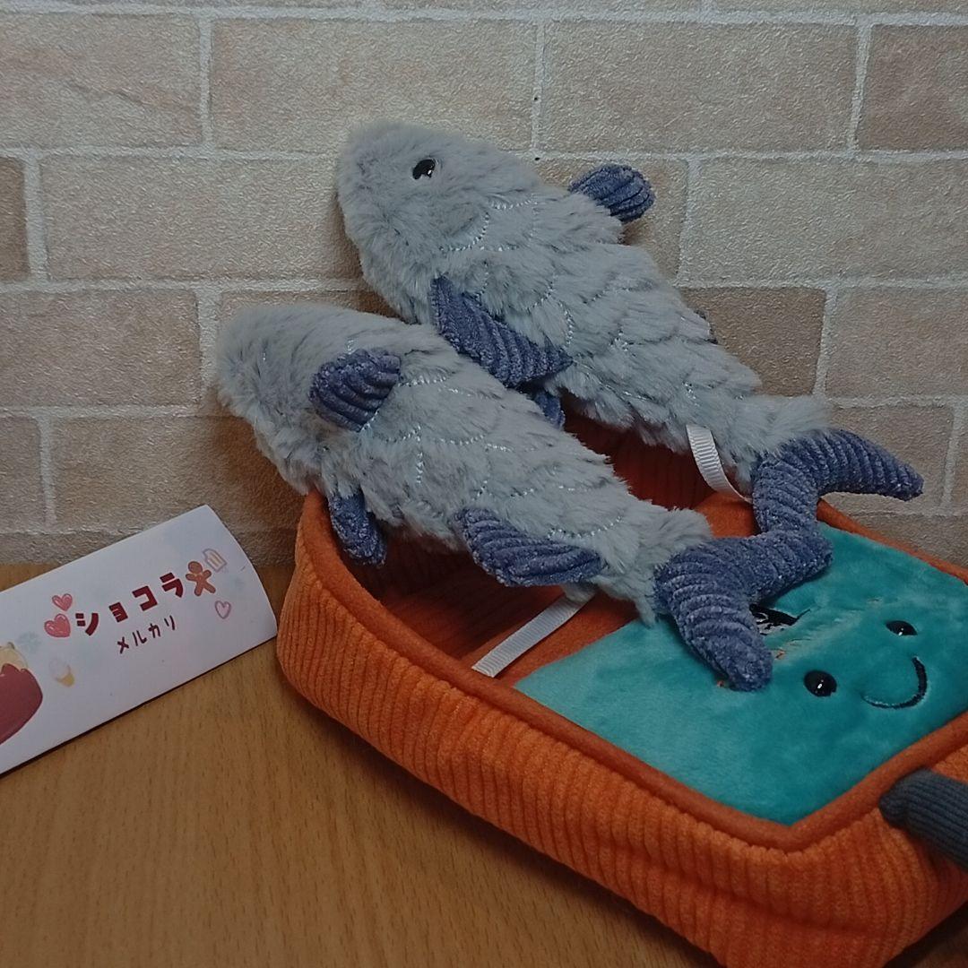  sardine tin オイルサーディン 缶詰 魚 ぬいぐるみ
