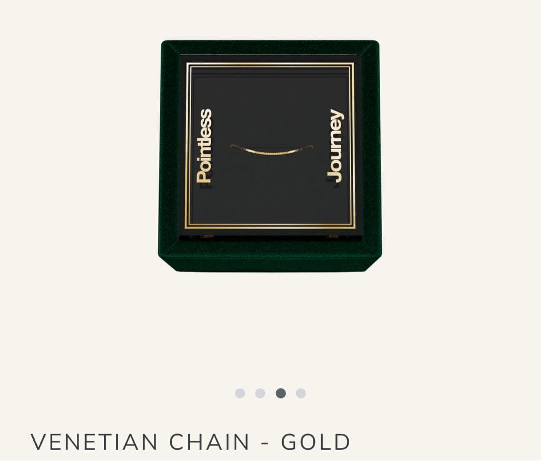 pointlessjourney VENETIAN CHAIN GOLD 23号