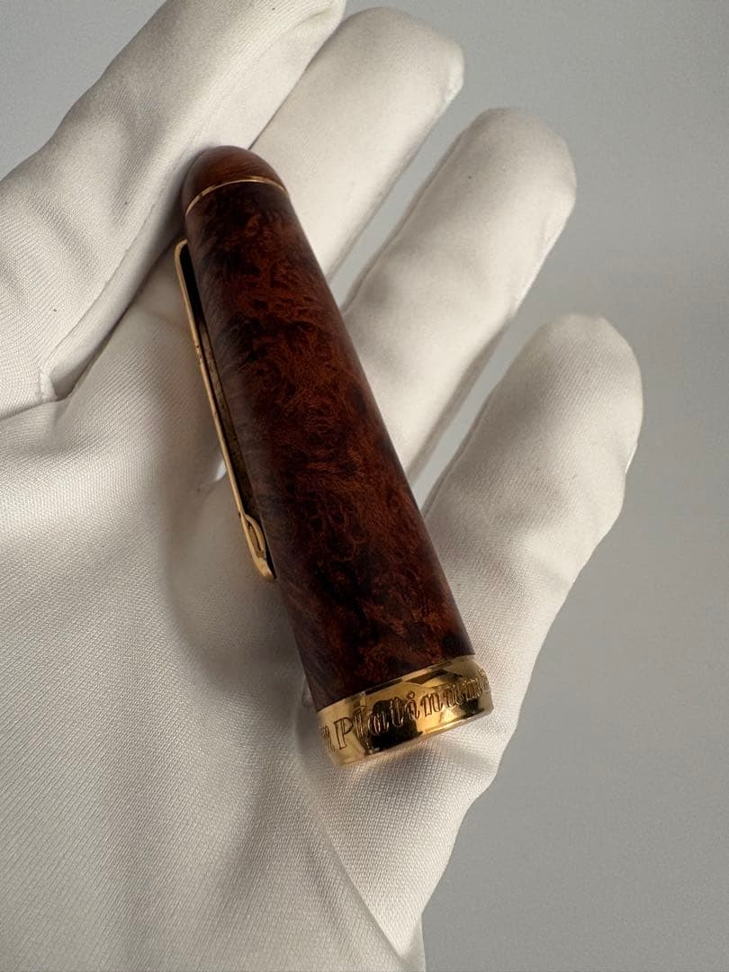 プラチナ万年筆｜3776 センチュリー ブライヤー｜木軸｜MS（ミュージック）