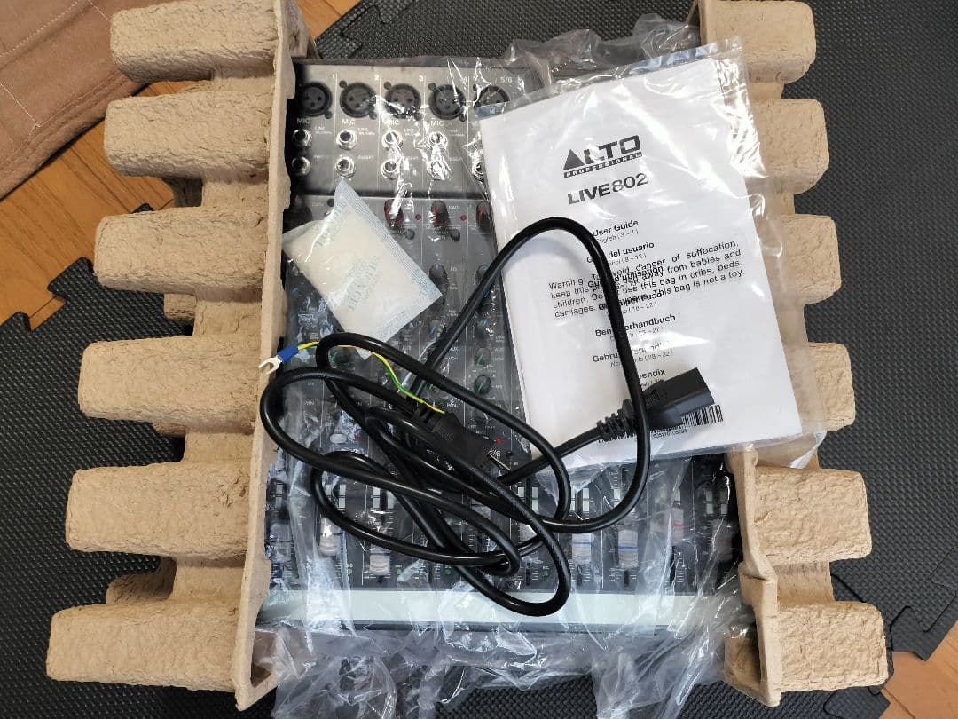ALTO LIVE802 アナログミキサー 8チャンネル