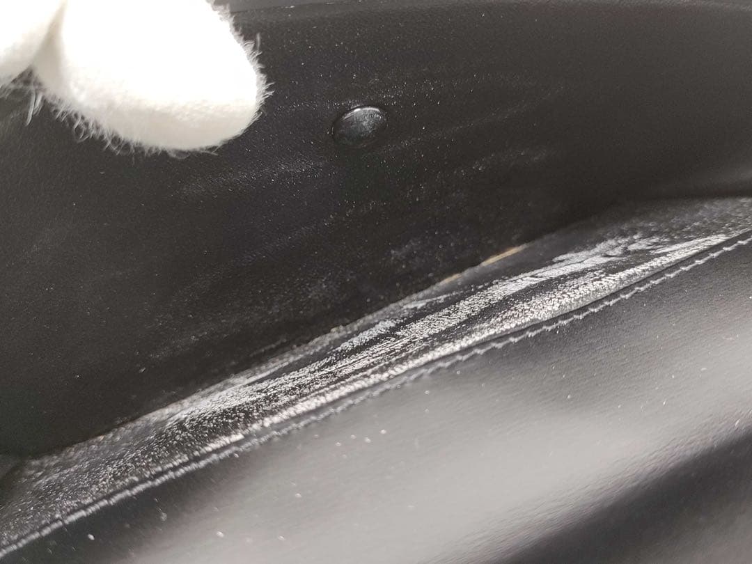 正規品 カルティエ パンテール 三つ折り長財布 黒 箱付