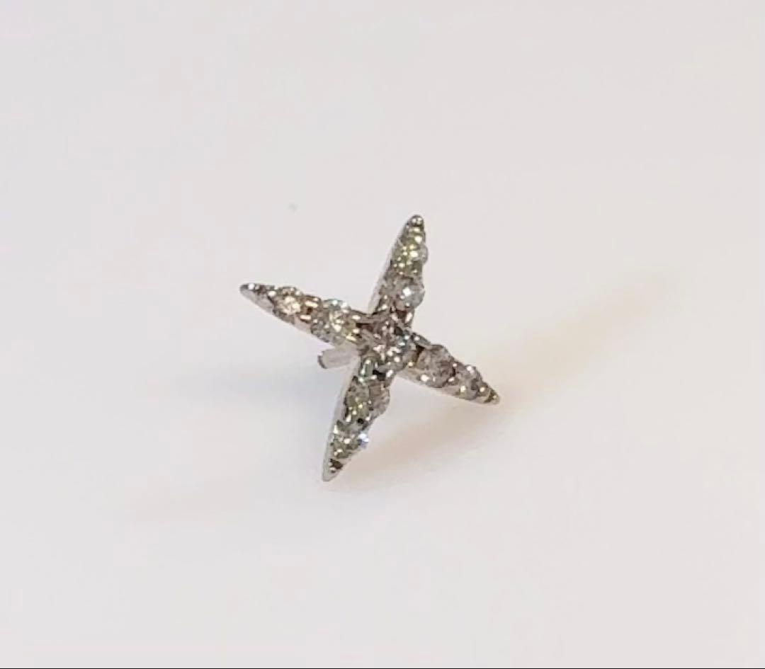 新品‼️カシケイブラウンダイヤモンドピンブローチ