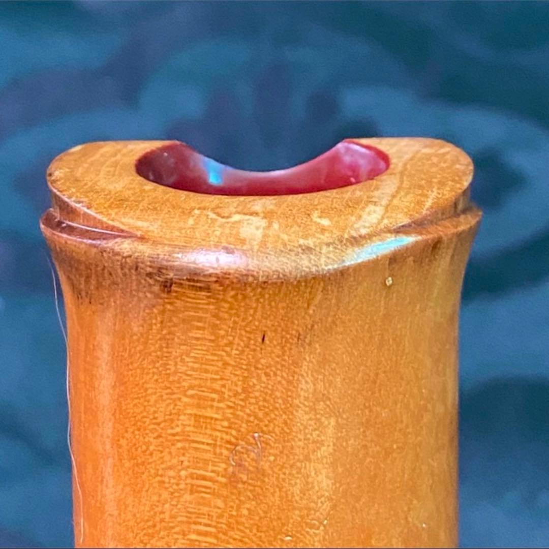 尺八 琴古流 二尺二寸管 中継ぎ 銀巻き 長尺管【音出し確認済み】