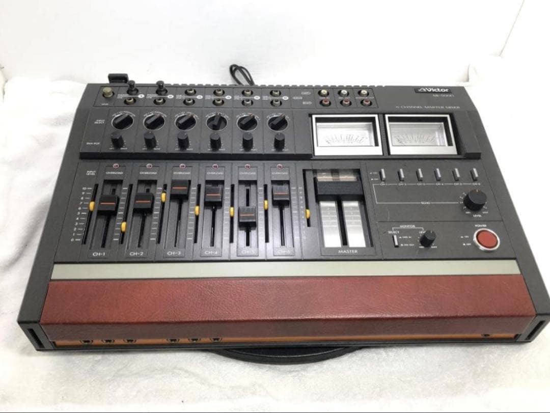 1142 VICTOR MI-5000 6chオーディオミキサー 動作品