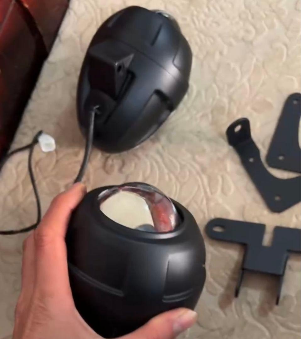 MOTOBOX レブル250 500 ヘッドライト 縦目 LED２灯化 キット