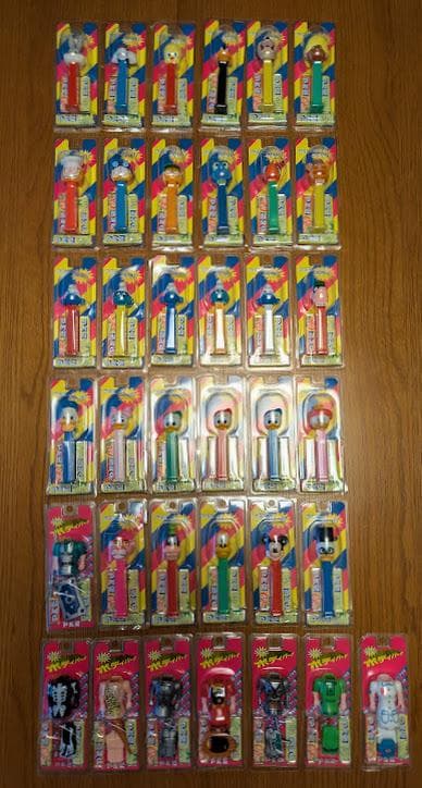 90's 森永 ペッツ 37個 ダブリなし Morinaga OLD PEZ