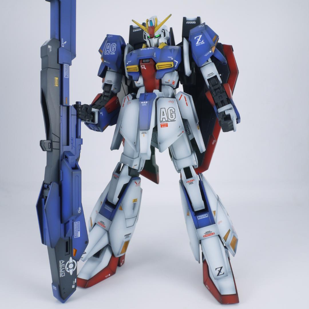 ガンプラ　HG Zガンダム　リバイブ　全塗装　完成品