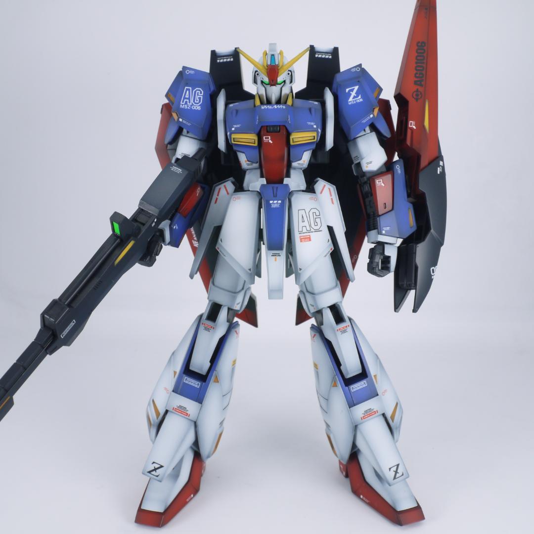 ガンプラ　HG Zガンダム　リバイブ　全塗装　完成品