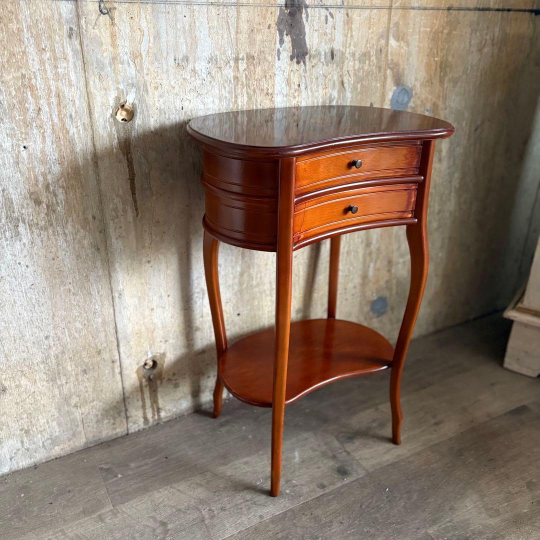 イタリア　猫脚コンソールテーブル　サイドテーブル　訳あり